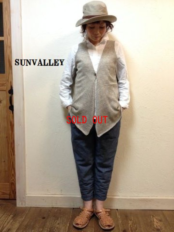 画像1:  sunvalley(サンバレー） リネンMIXベスト