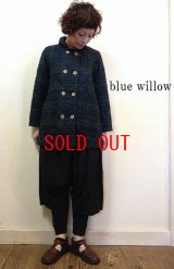 bluewillow(ブルーウィロー）　中綿キルティング起毛コート