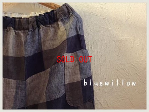 画像4: blue willow(ブルーウィロー）　平織りシャンブレーパンツ