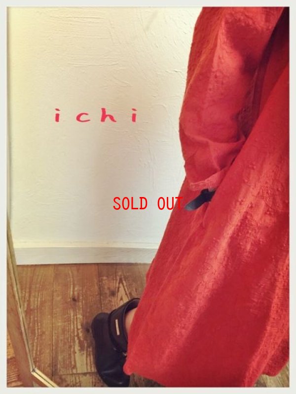 画像3: ichi(イチ）　レース刺繍衿ぐりギャザーワンピース