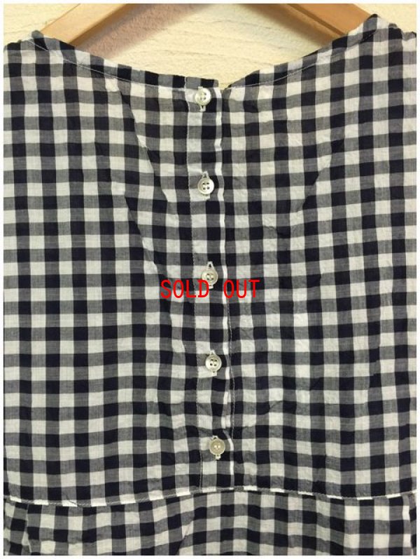 画像9: ichi(イチ）　ギンガムチェック切り替えタックワンピース