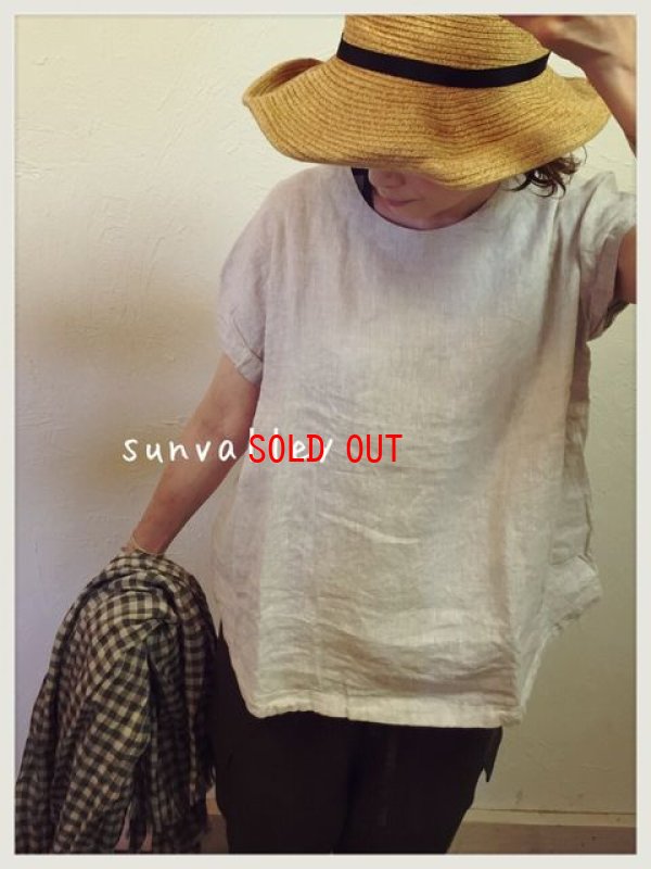 画像4: sunvalley(サンバレー）　リネンフレンチスリーブプルオーバー