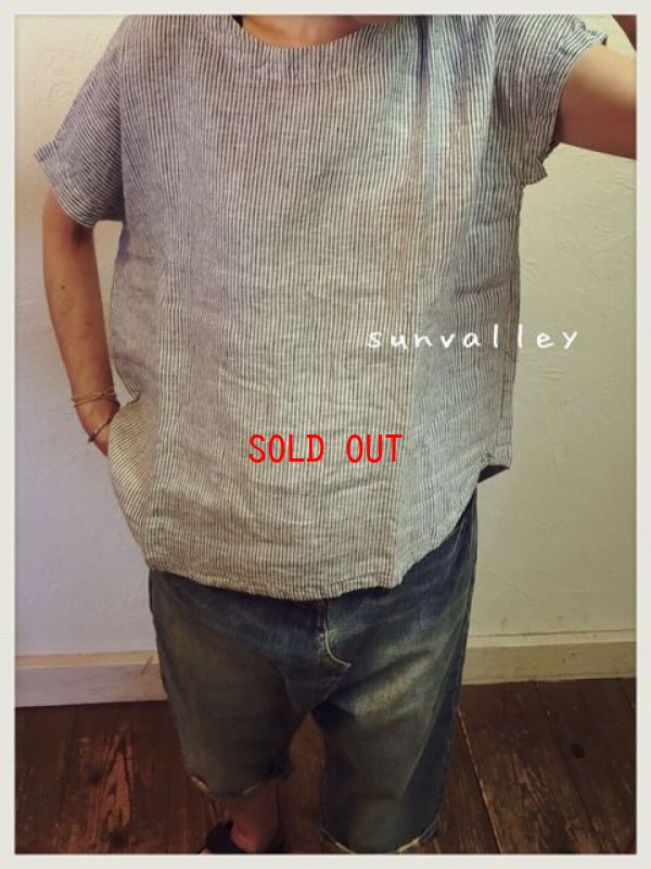 画像5: sunvalley(サンバレー）　リネンフレンチスリーブプルオーバー