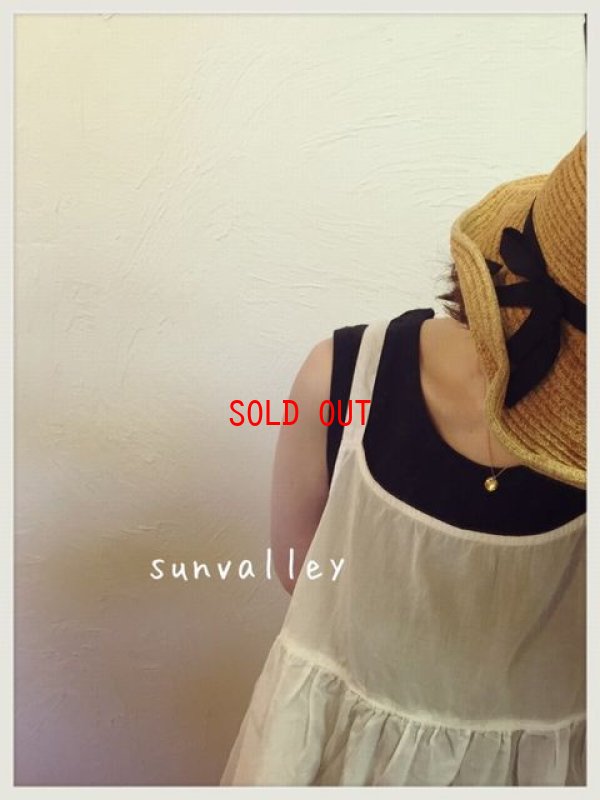 画像2: sunvalley(サンバレー）　強撚ボイル製品染めタンクワンピース