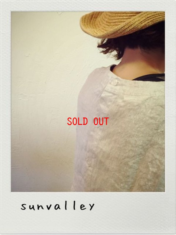 画像7: sunvalley(サンバレー）　リネンフレンチスリーブプルオーバー