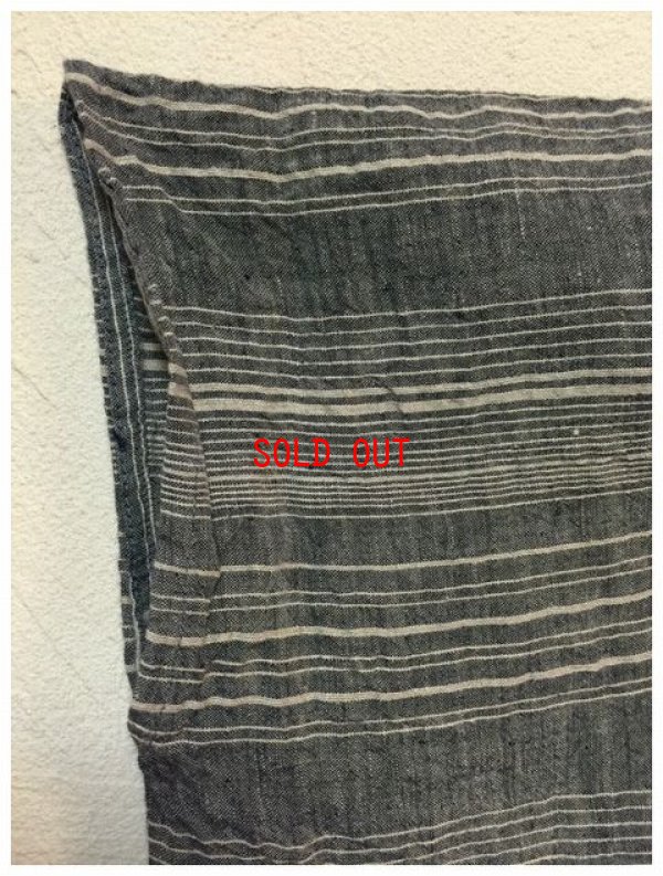 画像12: a+koloni(コロニー）　リネンワイドボーダーブラウス