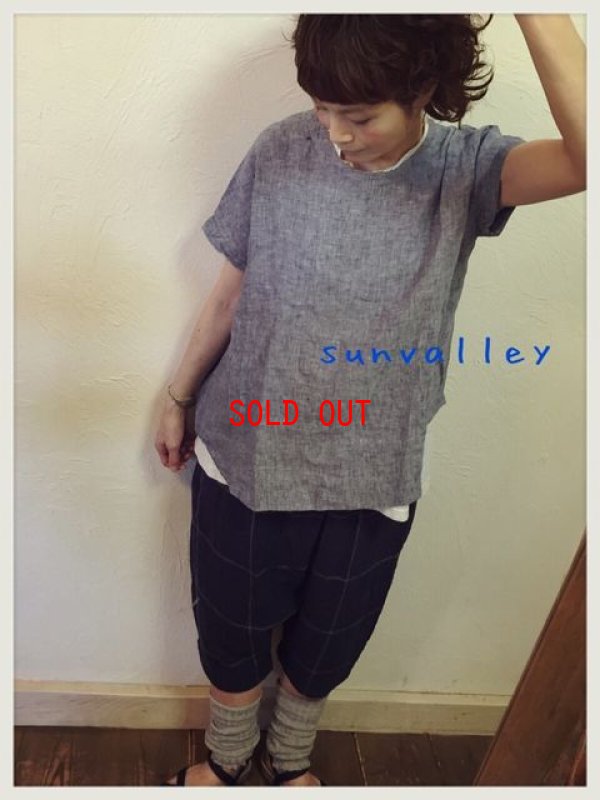 画像3: sunvalley(サンバレー）　リネンフレンチスリーブプルオーバー