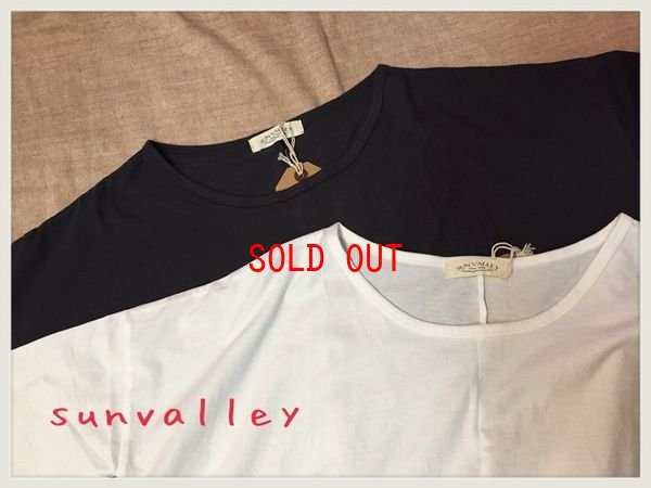 画像5: sunvalley(サンバレー）　コットン天竺5分袖プルオーバー