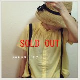 sunvalley(サンバレー）　ボイル製品染め半袖シャツ