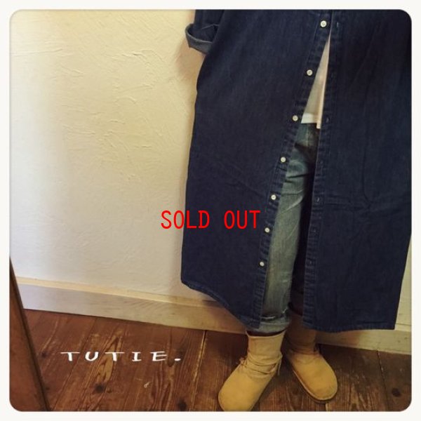 画像6: TUTIE(ツチエ）　スラブデニムワンピース