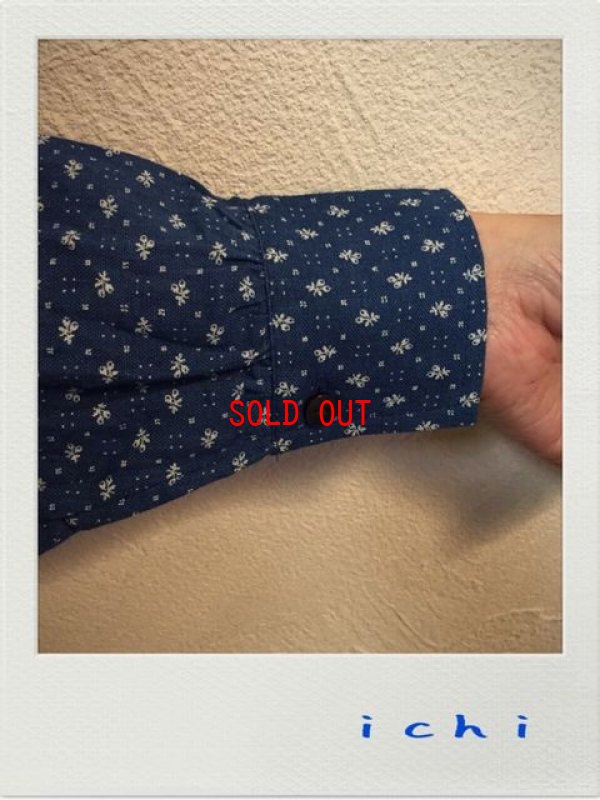 画像5: ichi(イチ) インデイゴフラワーヘンリーチュニック