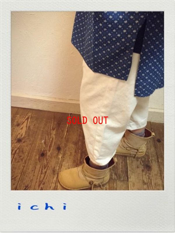 画像6: ichi(イチ) インデイゴフラワーヘンリーチュニック