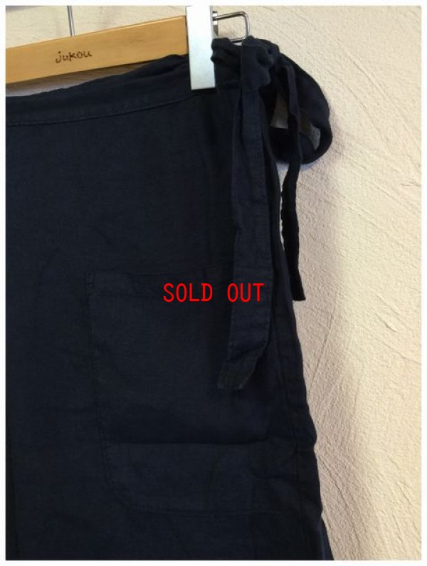 画像8: a+koloni(コロニー) リネンワッシャーエプロンパンツ