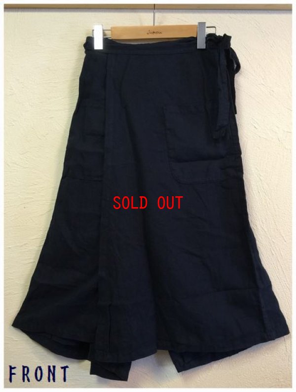 画像5: a+koloni(コロニー) リネンワッシャーエプロンパンツ