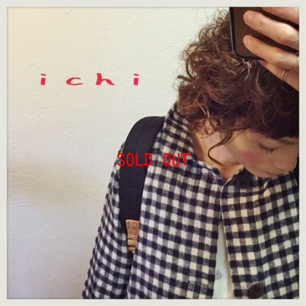画像8: ichi(イチ）　ヘリンボンギンガム起毛ジャケット