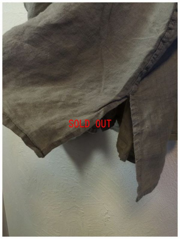 画像14: a+koloni(コロニー）　リネンワッシャーギャザーシャツ