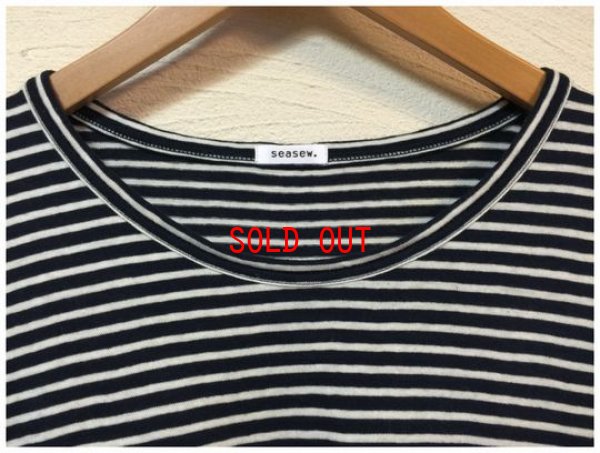 画像8: seasew(シーソー）　ソフトコットン天竺ボーダーTシャツ