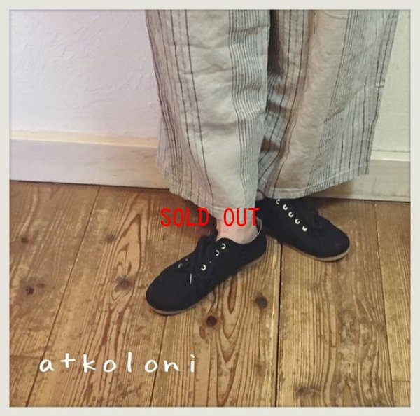 画像3: a+koloni(コロニー）　リネンランダムストライプルーズパンツ