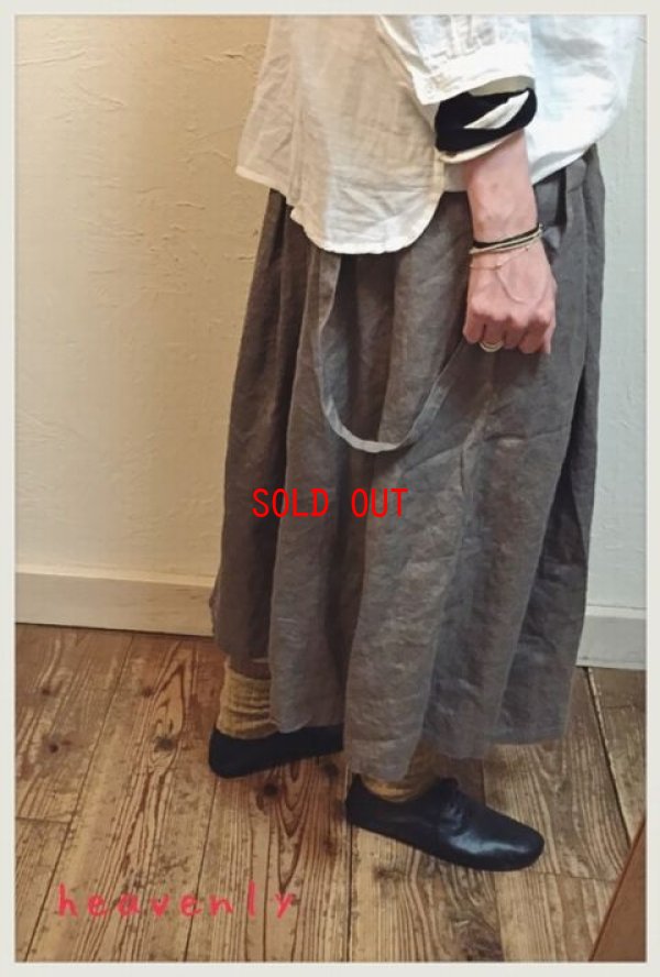 画像6: heavenly(ヘブンリー）　リネンサスペンダースカート