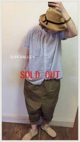 sun valley(サンバレー）　製品染めボイル半袖シャツ
