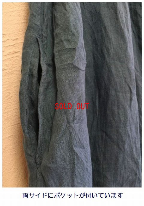 画像9: YARRA(ヤラ）　リネンギャザーシャツワンピース