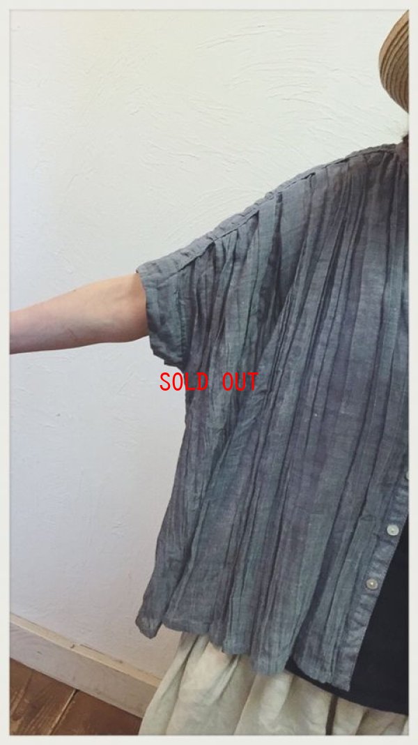 画像7: alacrity(アラクリティ）　ワッシャーガーゼレースブラウス