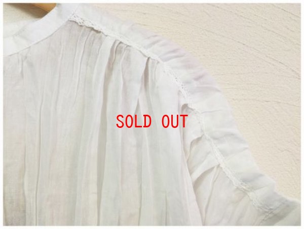 画像12: alacrity(アラクリティ）　ワッシャーガーゼレースブラウス