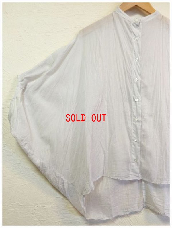 画像10: nachukara(ナチュカラ）　コットンシルクシャンブレービックシルエットシャツ
