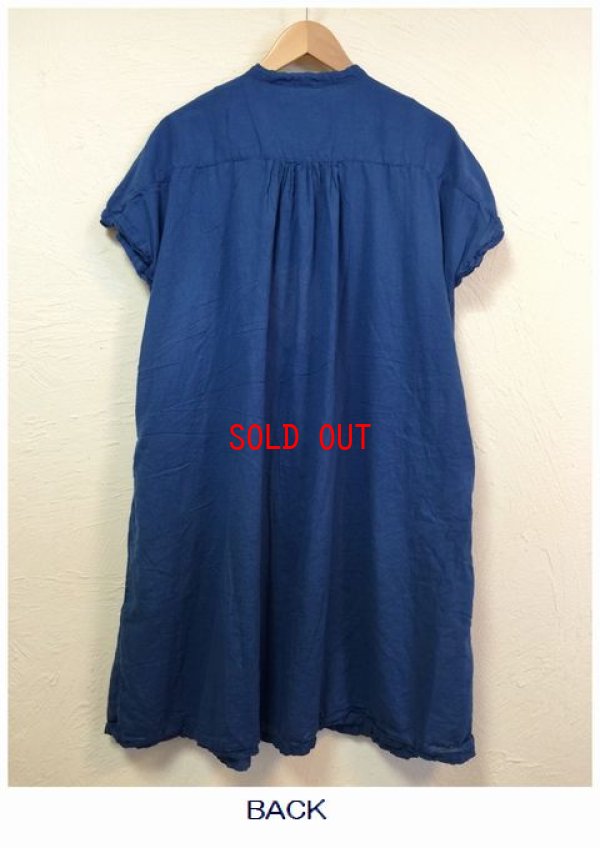 画像9: sun valley(サンバレー）　製品染めボイルスタンドシャツチュニック