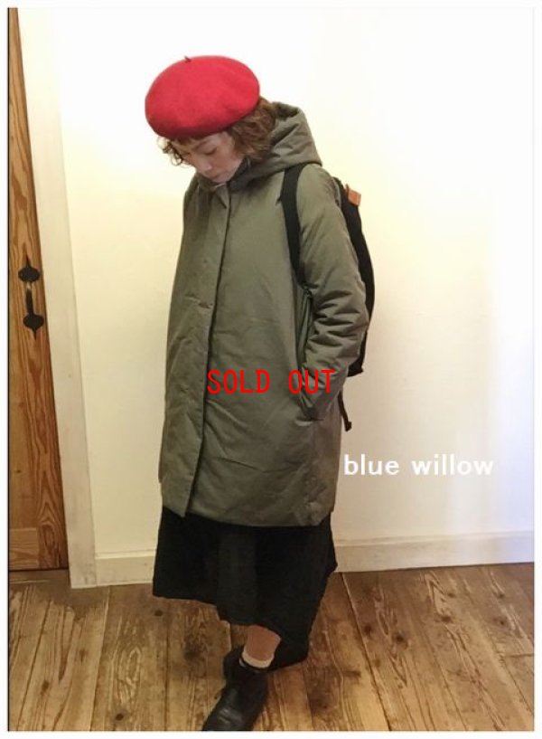 画像1: blue willow(ブルーウィロー）　ファスナーフードコート