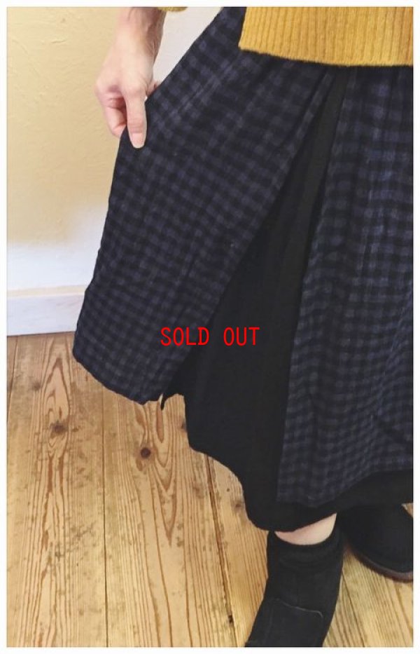 画像5: sun valley(サンバレー）　コットンリネン起毛リバーシブルスカート