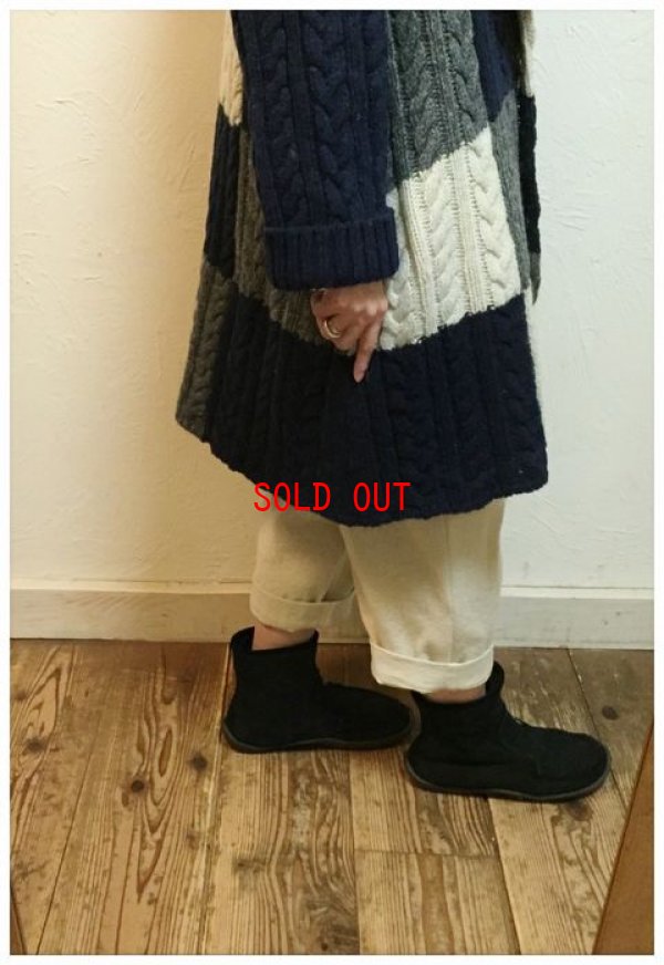 画像3: alacrity(アラクリティ) ケーブルチェックニットコート