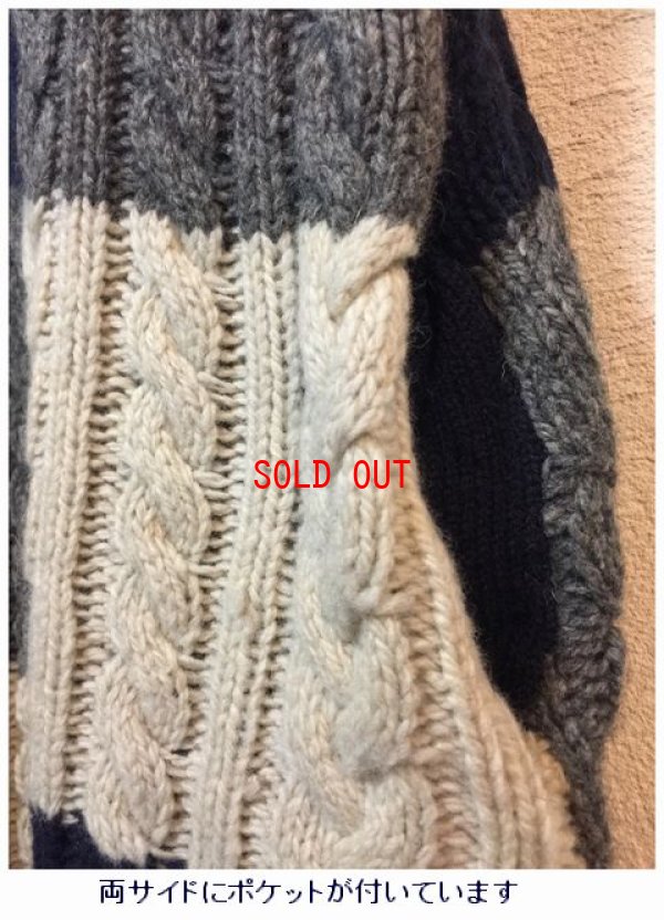 画像7: alacrity(アラクリティ) ケーブルチェックニットコート