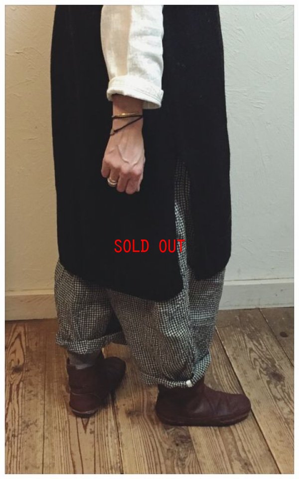 画像3: a+koloni(コロニー）　リネンウールスリーブレスワンピース