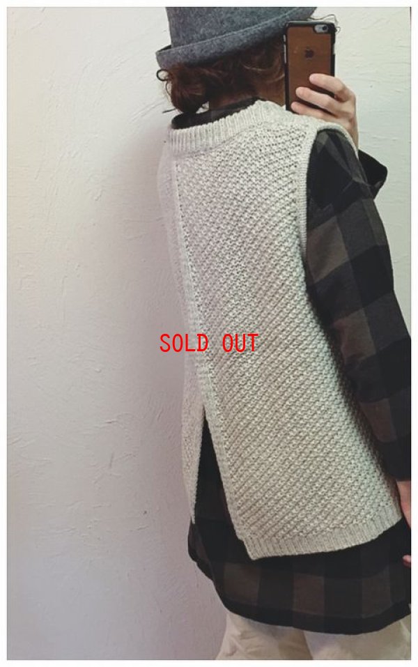 画像5: sun valley(サンバレー）　アクリルウールケーブルニットベスト