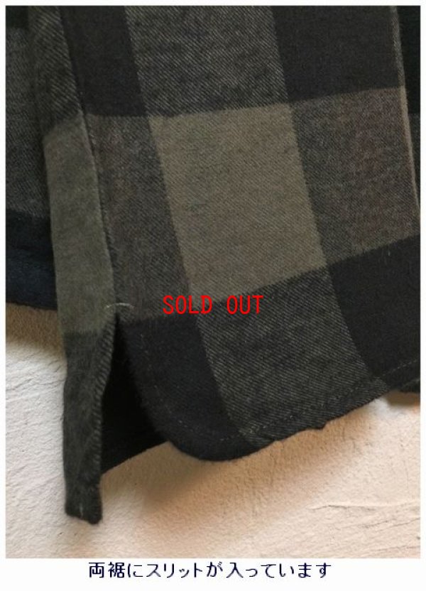 画像7: sun valley(サンバレー）　コットンリネン綾織起毛ブロックチェックプルオーバー