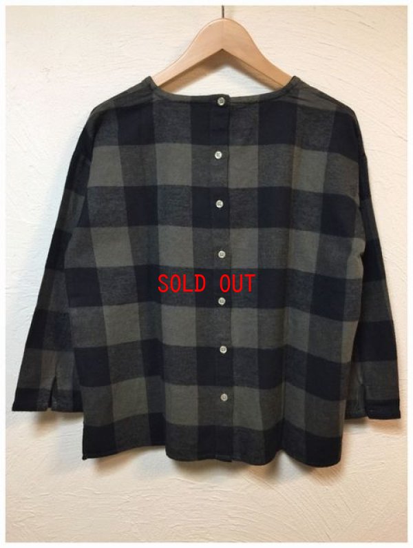 画像5: sun valley(サンバレー）　コットンリネン綾織起毛ブロックチェックプルオーバー