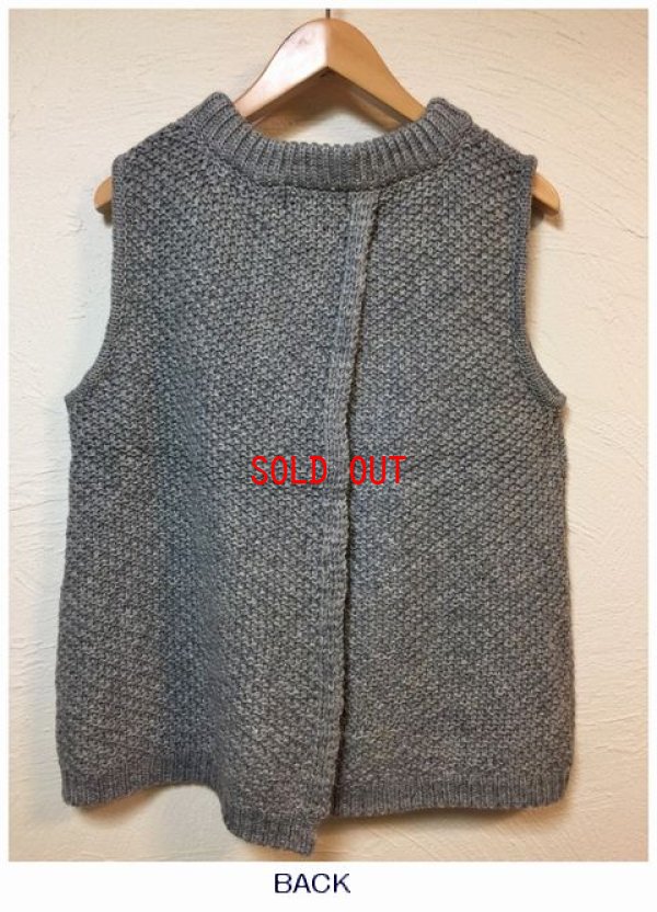 画像9: sun valley(サンバレー）　アクリルウールケーブルニットベスト