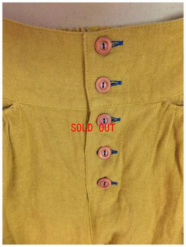 画像6: SORTE(ソルテ）　リネンヘリンボーンギャザーワイドパンツ