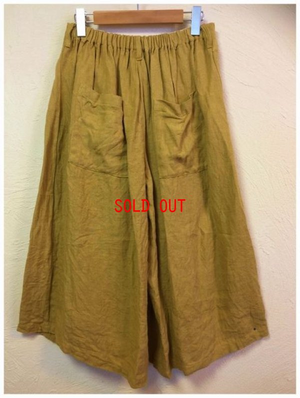 画像5: SORTE(ソルテ）　リネンヘリンボーンギャザーワイドパンツ
