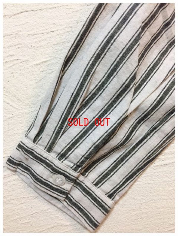 画像6: sun valley(サンバレー）　コットンリネンストライプシャツワンピース