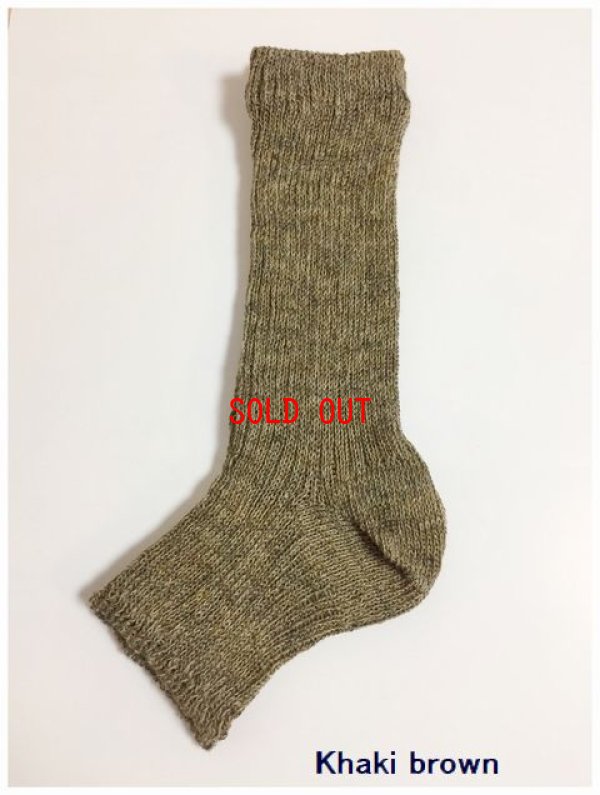 画像5: Homie(ホーミー）　リネンオーガニックコットンリブサンダルソックス