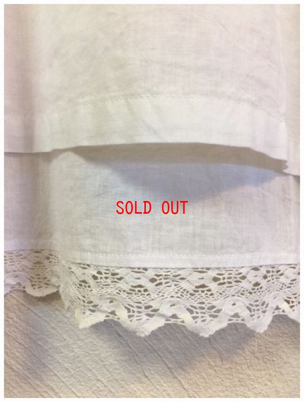 画像9: alacrity（アラクリティ）　コットンリネンワッシャーレースブラウス