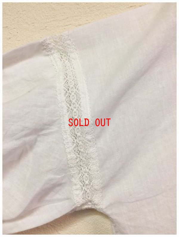 画像10: alacrity（アラクリティ）　コットンリネンワッシャーレースブラウス