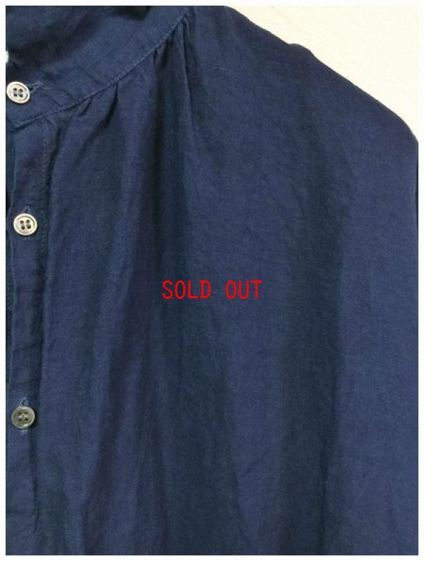 画像7: ichi/Antiquite's(アンティークス）　リネンインディゴワンピース