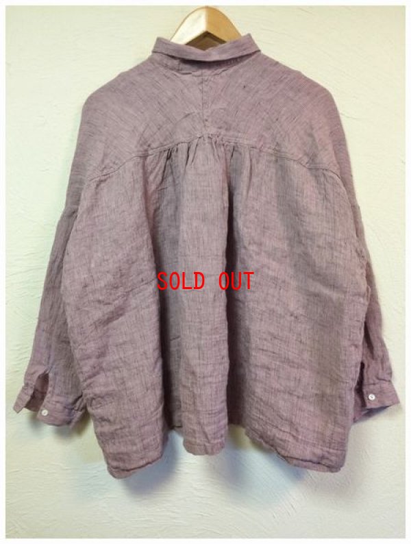 画像6: ichi/Antiquite's(アンティークス）　東炊きリネンストライプシャツ