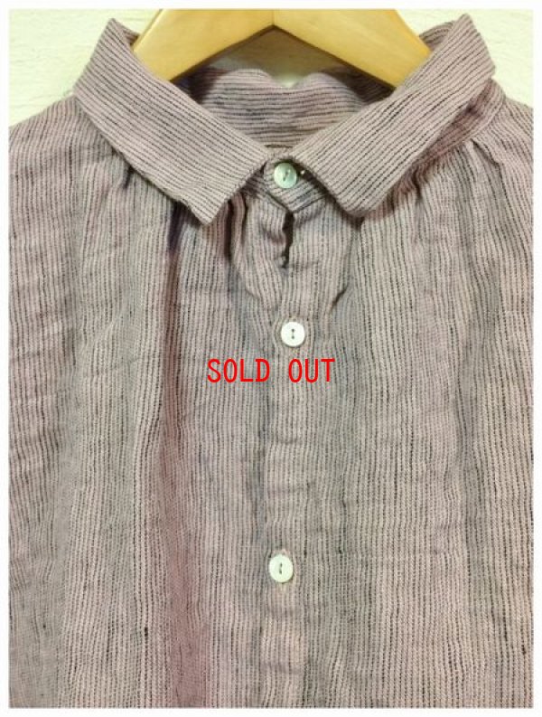 画像7: ichi/Antiquite's(アンティークス）　東炊きリネンストライプシャツ