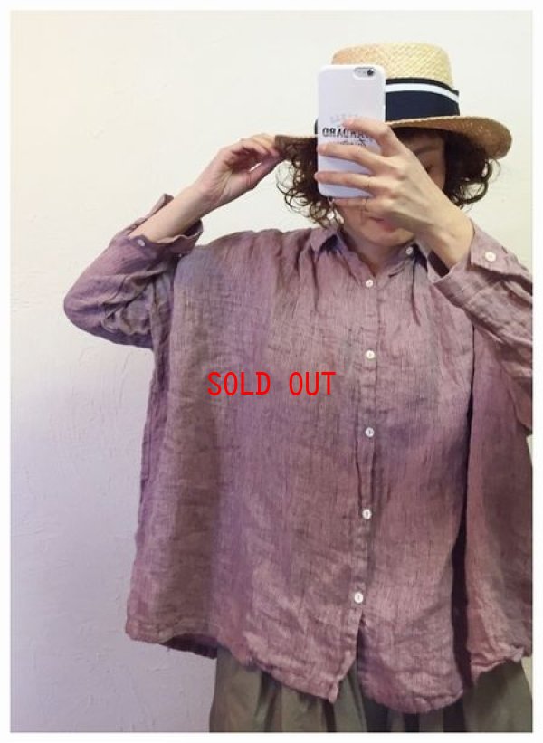 画像3: ichi/Antiquite's(アンティークス）　東炊きリネンストライプシャツ