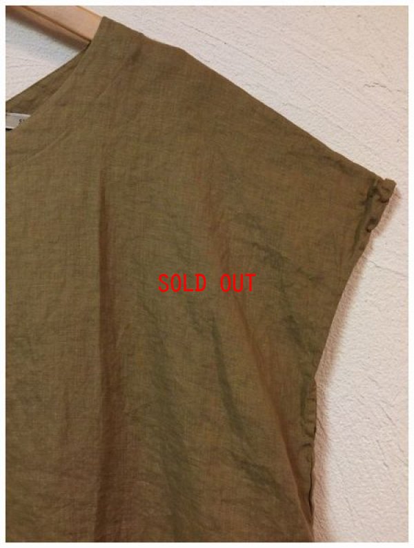 画像9: sun valley(サンバレー）　フレンチリネンフレンチスリーブワンピース