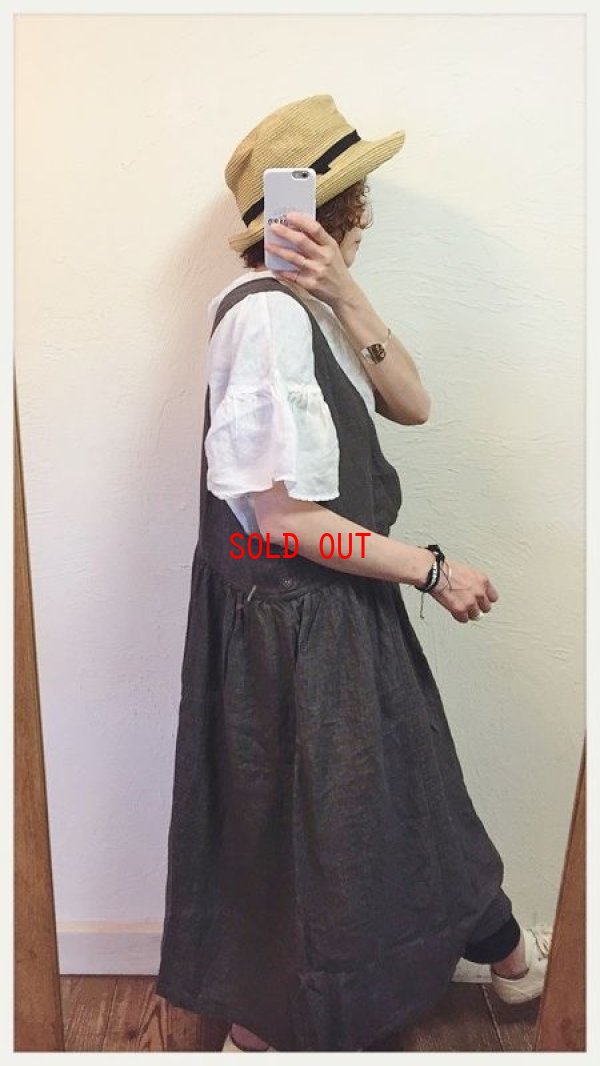 画像4: nachukara(ナチュカラ）　リネンジャンパースカート